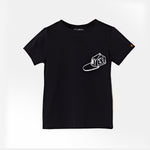 NYC Skater Co - ord Set | Graphic Tee & Terry Shorts | Carbon & Carbon - organic cotton kids clothing - Kiggle