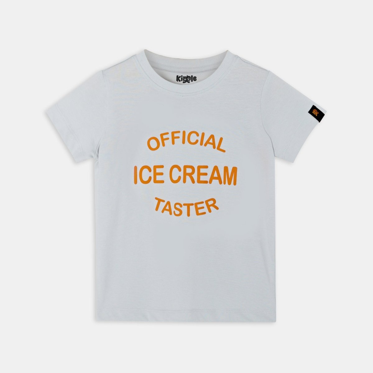Ice Cream Taster Co - ord Set | Graphic Tee & Terry Shorts | Snow & Raspberry - organic cotton kids clothing - Kiggle