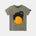 Lazy Cat Tee Dry-Sage — organic cotton kids graphic t-shirt India water-based print — Kiggle