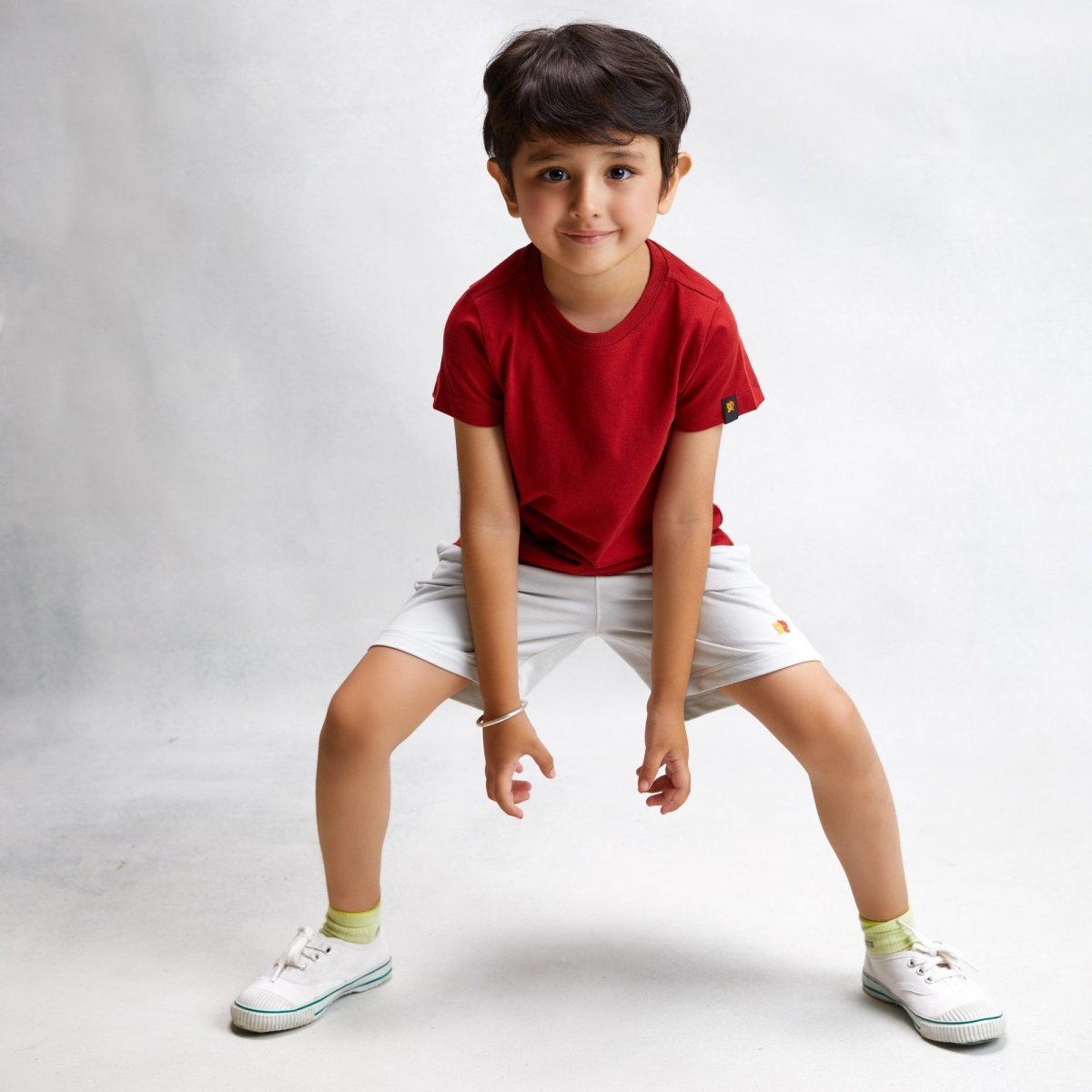 Short Sleeve Tee Clay — organic cotton baby t-shirt India short sleeve — Kiggle