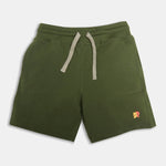Lazy Cat Co - ord Set | Graphic Tee & Terry Shorts | Dry - Sage & Forest - organic cotton kids clothing - Kiggle