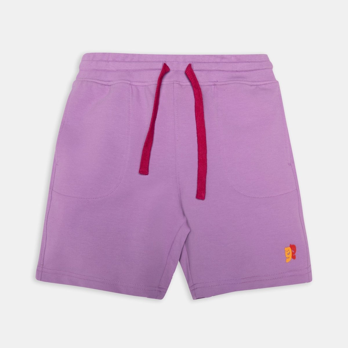 BFF Co - ord Set | Graphic Tee & Terry Shorts | Lavender & Lavender - organic cotton kids clothing - Kiggle