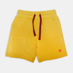 Extra Salty Co - ord Set | Graphic Tee & Terry Shorts | Clay & Mustard - organic cotton kids clothing - Kiggle