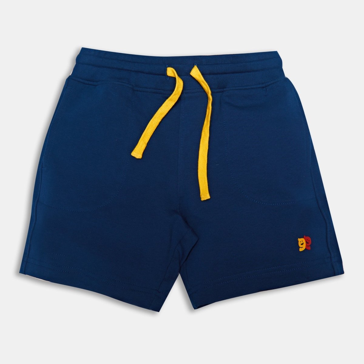 Snooze Co - ord Set | Graphic Tee & Terry Shorts | Snow & Navy - organic cotton kids clothing - Kiggle