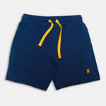 Snooze Co - ord Set | Graphic Tee & Terry Shorts | Snow & Navy - organic cotton kids clothing - Kiggle