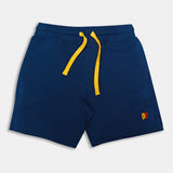 Snooze Co - ord Set | Graphic Tee & Terry Shorts | Snow & Navy - organic cotton kids clothing - Kiggle