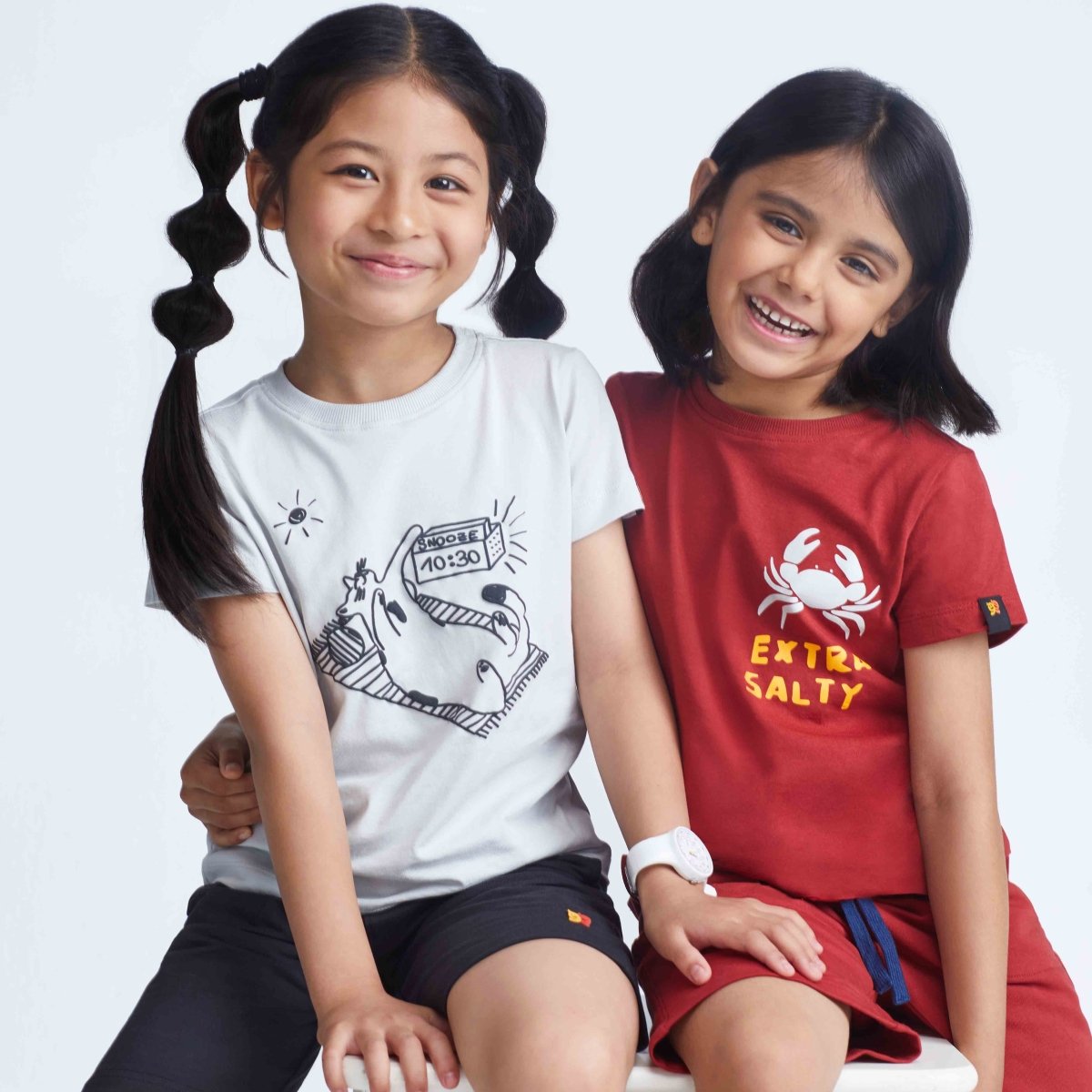 Organic Cotton Mix 'n' Match set of 3 | T-shirt & Shorts - organic cotton kids clothing - Kiggle