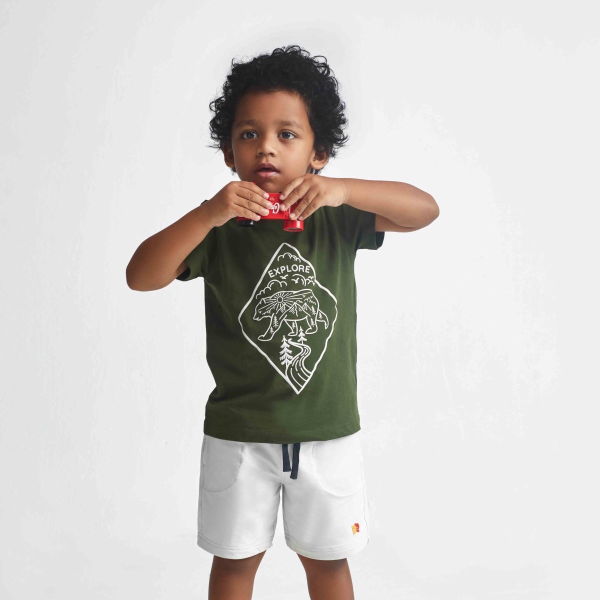 Organic Cotton Co - ord set | T-shirt & Shorts - organic cotton kids clothing - Kiggle
