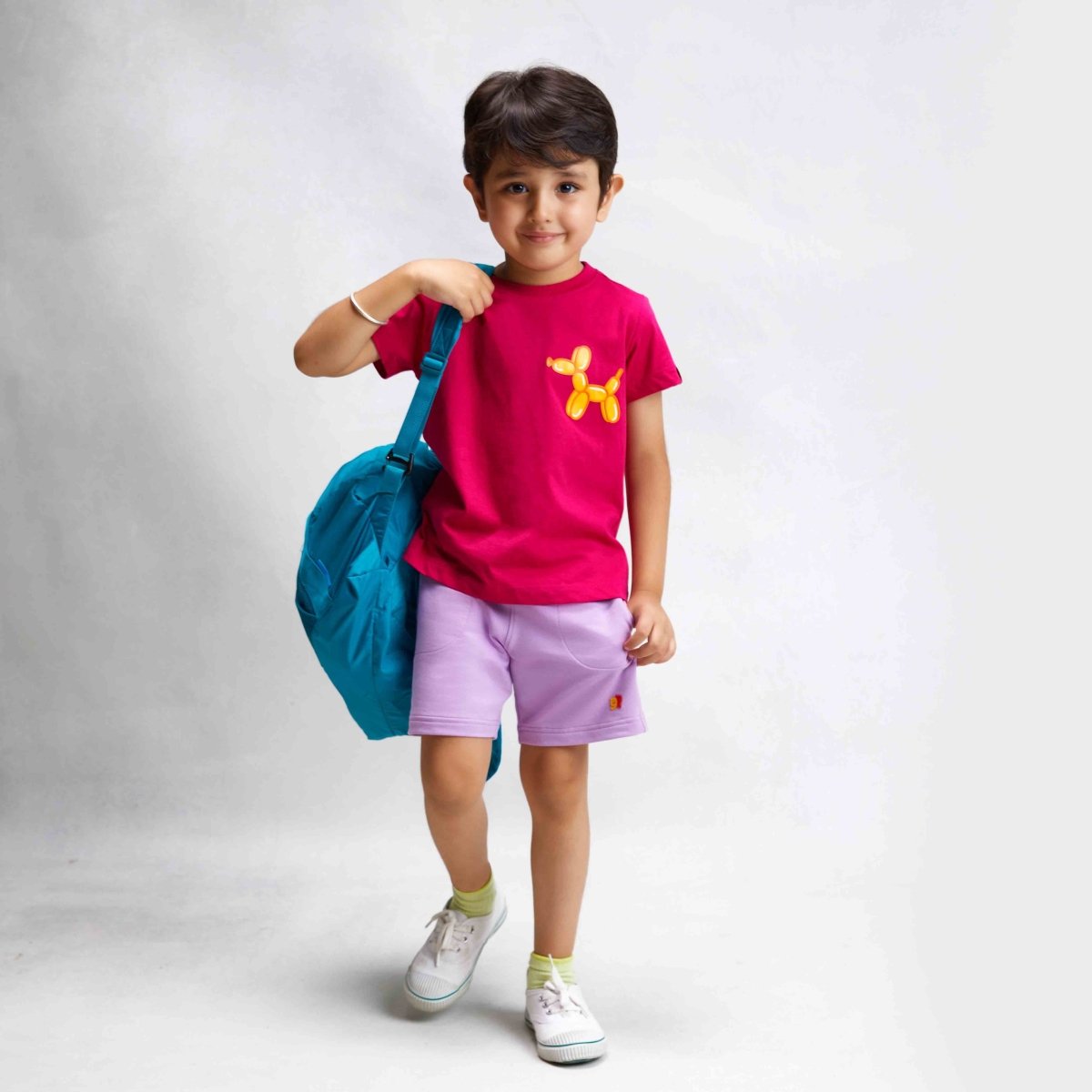 Organic Cotton Mix 'n' Match set of 3 | T-shirt & Shorts - organic cotton kids clothing - Kiggle