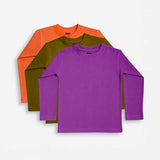 Full Sleeve Tee Pack of 3