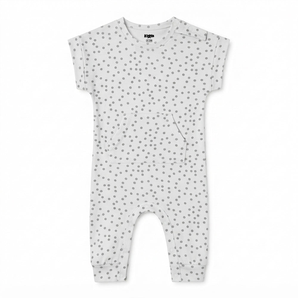 Half Sleeve Sleepsuit Misty Dot - front