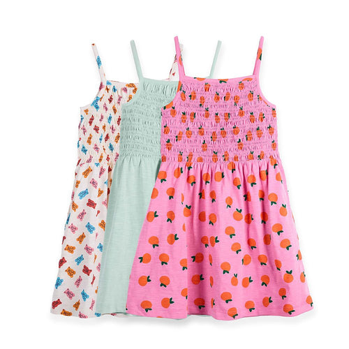 Smocked Dress pack of 3