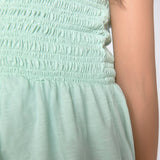 Smocked Dress Lime