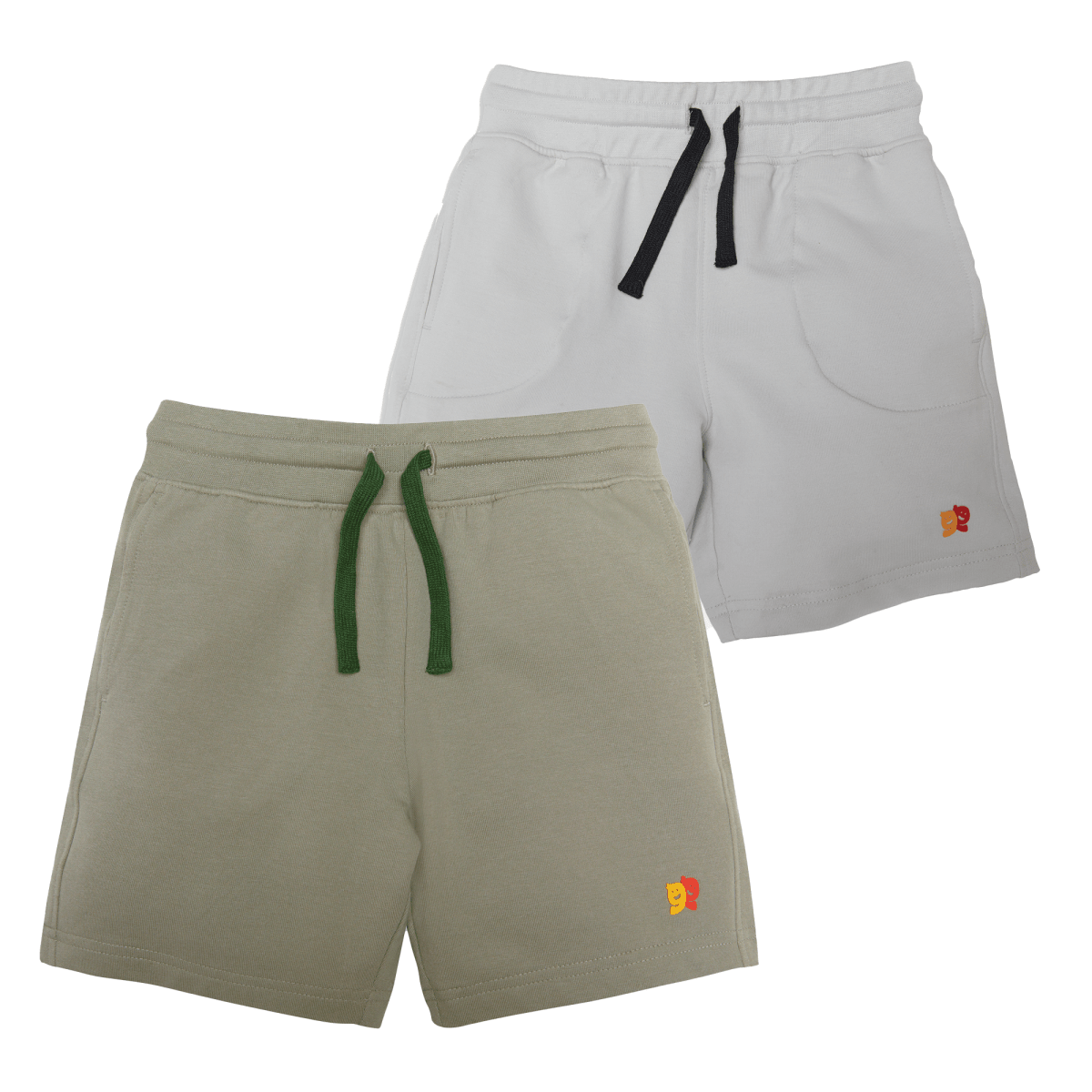 Terry Cotton Shorts 2 Pack - organic cotton kids clothing - Kiggle