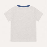Kiggle Snow baby ringer pocket tee, back view