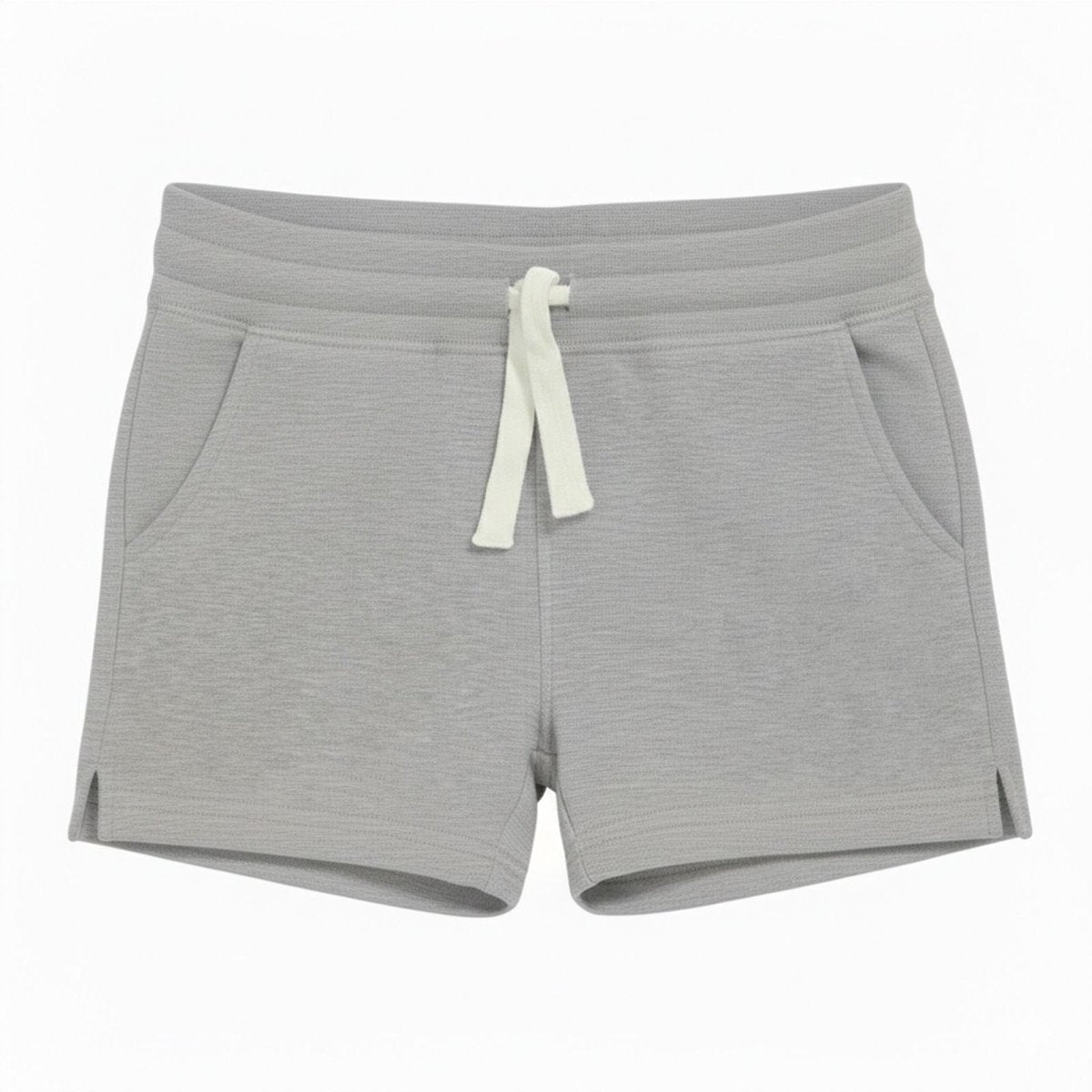 Lazy Tiger Co - ord Set | Graphic Tee & Track Shorts | Snow & Grey - organic cotton kids clothing - Kiggle