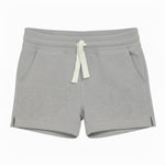 Lazy Tiger Co - ord Set | Graphic Tee & Track Shorts | Snow & Grey - organic cotton kids clothing - Kiggle