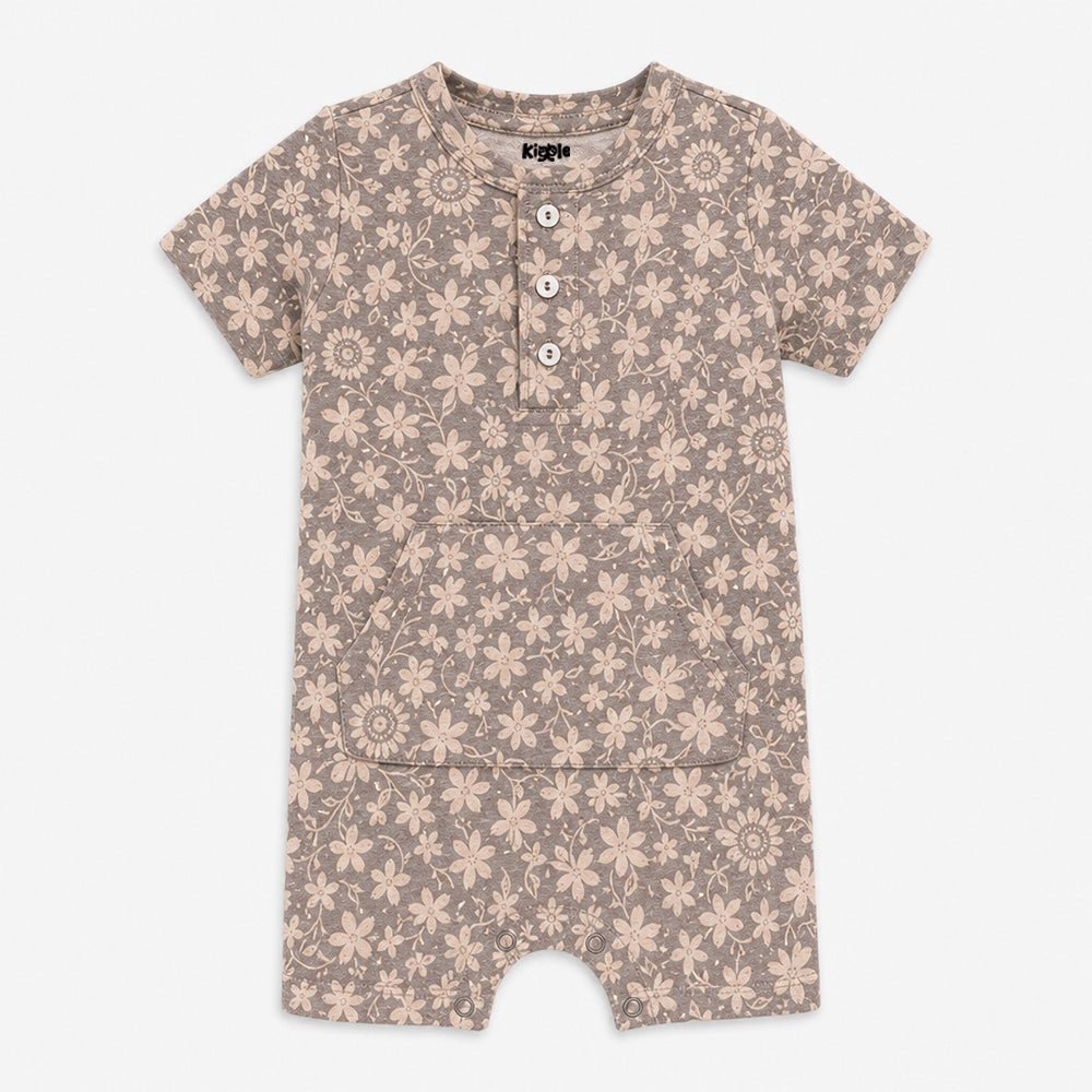 Spring Shorty Pack of 3 - Organic Cotton Baby Rompers (3 - 24 Months) - organic cotton kids clothing - Kiggle
