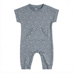 Indigo Dash half sleeve sleepsuit