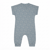Half Sleeve Sleepsuit Indigo Dash - back