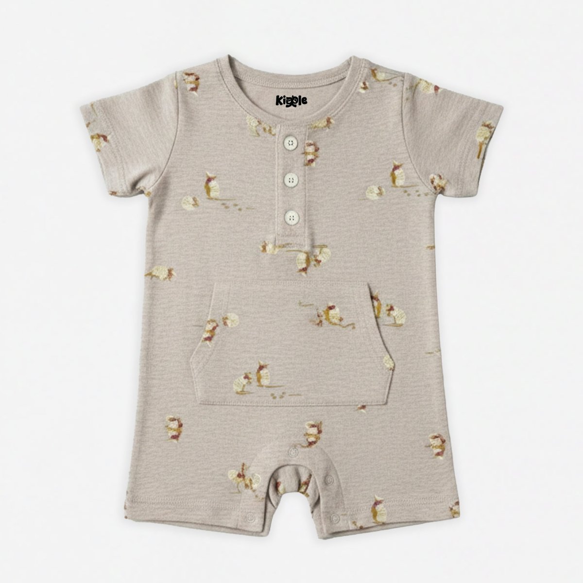 Pack of 3 Shorty Rompers — Autumn | Organic Cotton Baby (3–24 Months) - organic cotton kids clothing - Kiggle