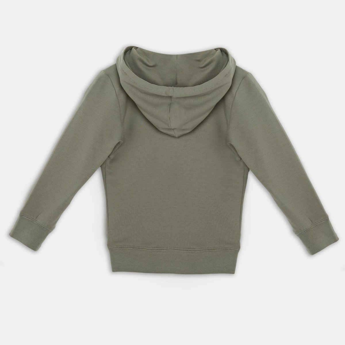 All Weather Hoodie Dry - Sage - organic cotton kids clothing - Kiggle
