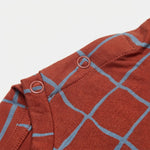 Rust Check fabric design
