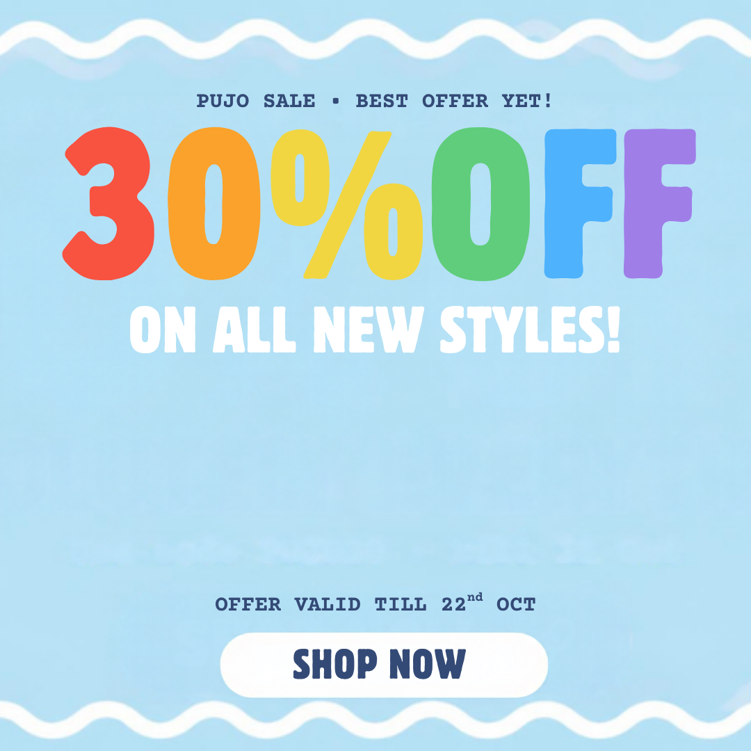 Pujo sale 30% off all new styles till 22 Oct