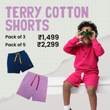Terry Cotton Shorts 2 Pack